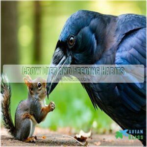 Crow Diet and Feeding Habits