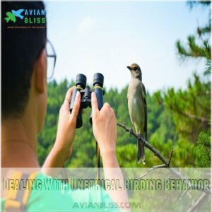 Dealing With Unethical Birding Behavior