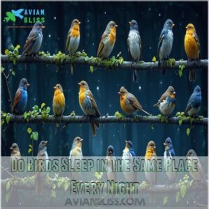 Do Birds Sleep in The Same Place Every Night