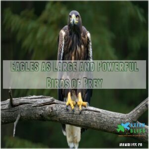 Eagles as Large and Powerful Birds of Prey