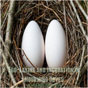 Egg-Laying and Incubation in Mourning Doves