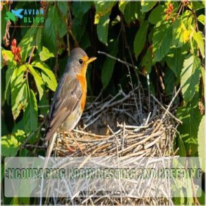 Encouraging Robin Nesting and Breeding