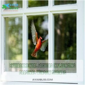 Environmental Factors Influencing Cardinal Window Strikes