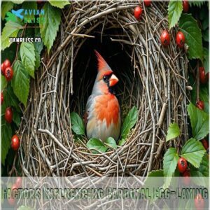 Factors Influencing Cardinal Egg-Laying