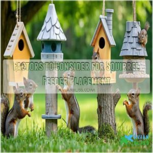 Factors to Consider for Squirrel Feeder Placement