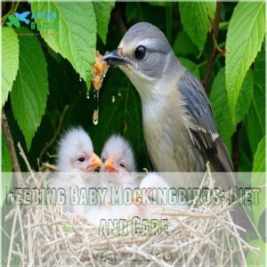 Feeding Baby Mockingbirds: Diet and Care