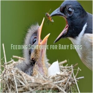 Feeding Schedule for Baby Birds