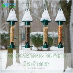 Feeding Strategies for Winter Bird Feeding