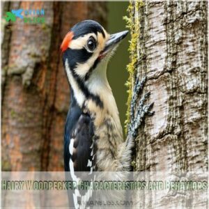 Hairy Woodpecker Characteristics and Behaviors