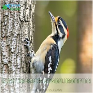 Hairy Woodpecker Physical Description