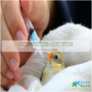 Hand-Feeding Baby Birds