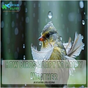 How Birds Adapt to Rainy Weather