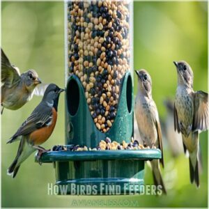 How Birds Find Feeders