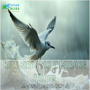 How Birds Fly in Strong Winds