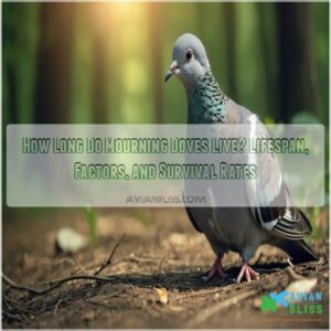 how long do mourning doves live