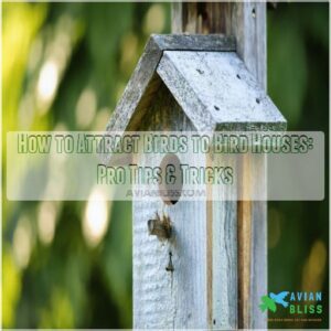 how to attract birds to bird houses