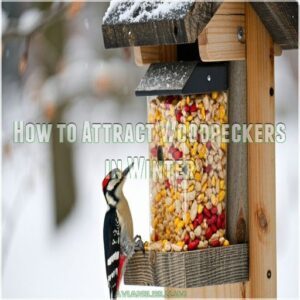 How to Attract Woodpeckers in Winter