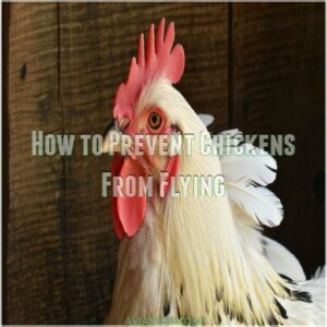 How to Prevent Chickens From Flying