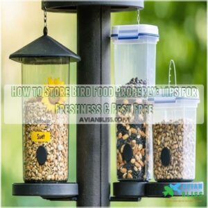 how to store bird food properly