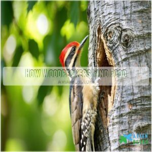 How Woodpeckers Find Food