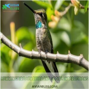 Hummingbird Behavior and Social Interactions