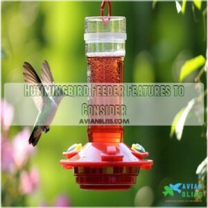 Hummingbird Feeder Features to Consider