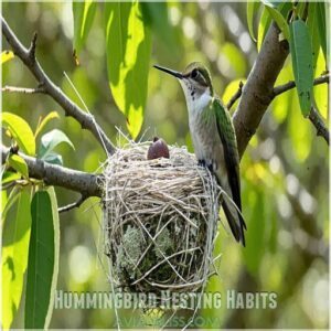 Hummingbird Nesting Habits