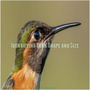 Identifying Beak Shape and Size