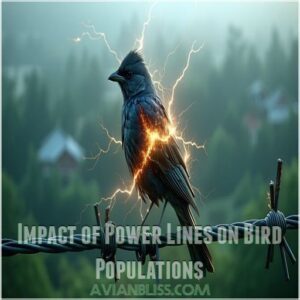 Impact of Power Lines on Bird Populations