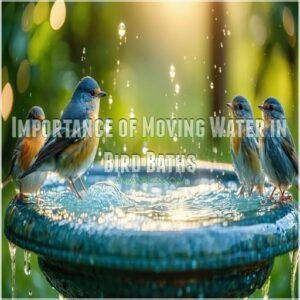 Importance of Moving Water in Bird Baths