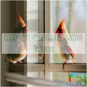 Keep The Drapes or Blinds Closed