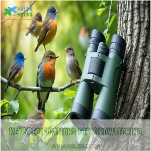 Key Specifications for Birdwatching