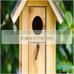 large bird house for multiple species