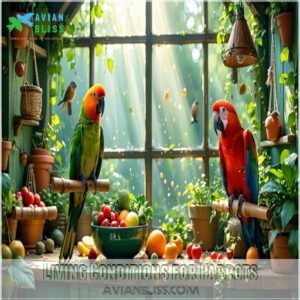 Living Conditions for Parrots