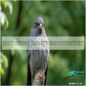 Maintaining a Healthy Bird Environment