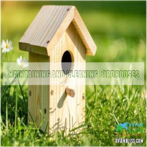 Maintaining and Cleaning Birdhouses