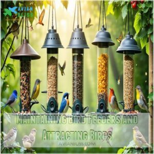 Maintaining Bird Feeders and Attracting Birds