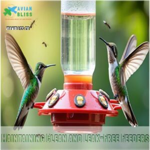 Maintaining Clean and Leak-Free Feeders