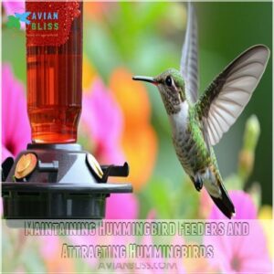 Maintaining Hummingbird Feeders and Attracting Hummingbirds