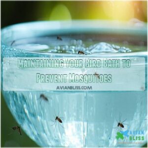 Maintaining Your Bird Bath to Prevent Mosquitoes