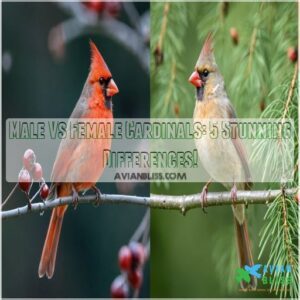 male vs female cardinals