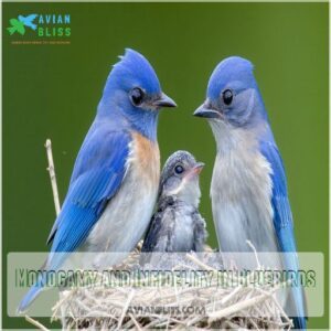 Monogamy and Infidelity in Bluebirds