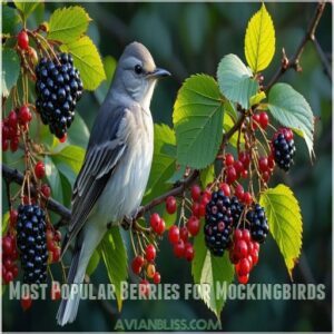 Most Popular Berries for Mockingbirds