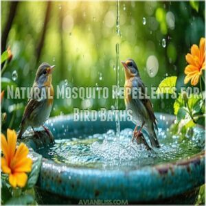 Natural Mosquito Repellents for Bird Baths