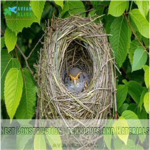 Nest Construction Techniques and Materials