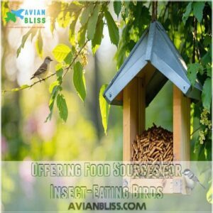 Offering Food Sources for Insect-Eating Birds