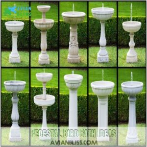 Pedestal Bird Bath Ideas