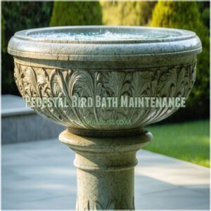 Pedestal Bird Bath Maintenance