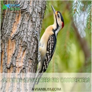 Planting Native Trees for Woodpeckers