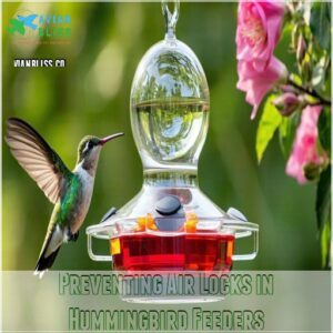 Preventing Air Locks in Hummingbird Feeders